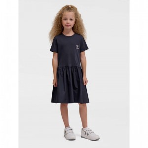 Hummel Maria S/S Sweatshirts Kinder Navy | 925586-374