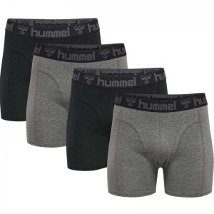 Hummel Marston 4-pack Boxer Herren Schwarz | 102088-631