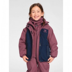 Hummel Monsun Tex Shell Sweatshirts Kinder Rosa | 575856-511