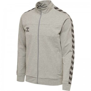 Hummel Move Classic Zip Sweatshirts Kinder Grau | 211253-765