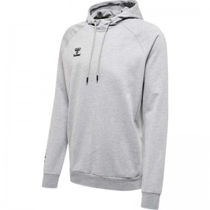 Hummel Move Grid Cotton Hoodie Herren Grau | 015064-480