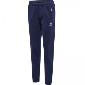 Hummel Move Grid Cotton Hose Damen Navy | 121530-312
