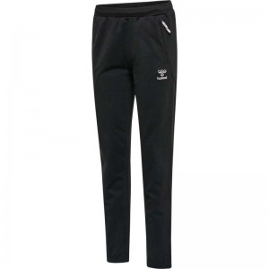 Hummel Move Grid Cotton Hose Damen Schwarz | 291238-992