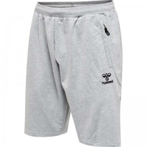 Hummel Move Grid Cotton Kurze Hose Herren Grau | 852158-956