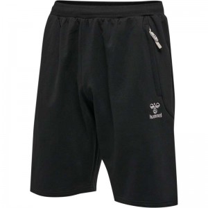 Hummel Move Grid Cotton Kurze Hose Herren Schwarz | 554834-023