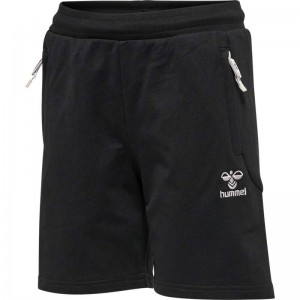 Hummel Move Grid Cotton Kurze Hose Kinder Schwarz | 193712-558