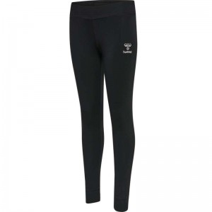 Hummel Move Grid Cotton Strumpfhose Kinder Schwarz | 460771-283