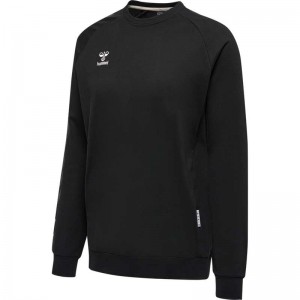 Hummel Move Grid Cotton Sweatshirt Herren Schwarz | 865983-228