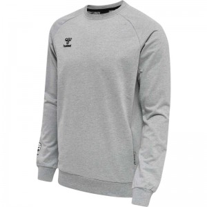 Hummel Move Grid Cotton Sweatshirt Herren Grau | 347000-062