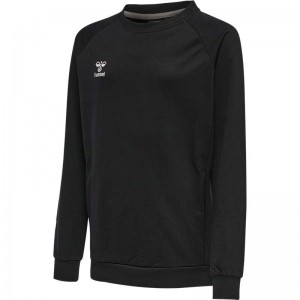 Hummel Move Grid Cotton Sweatshirts Kinder Schwarz | 920033-994