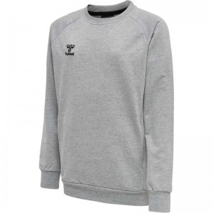 Hummel Move Grid Cotton Sweatshirts Kinder Grau | 912184-901