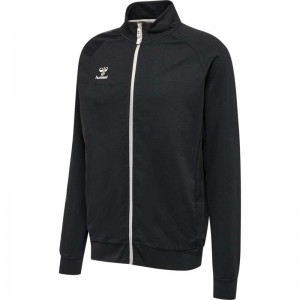 Hummel Move Grid Cotton Zip Jacken Herren Schwarz | 327695-357