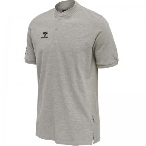 Hummel Move Grid Polo T-shirts Herren Grau | 762325-185