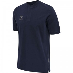 Hummel Move Grid Polo T-shirts Herren Navy | 531697-275