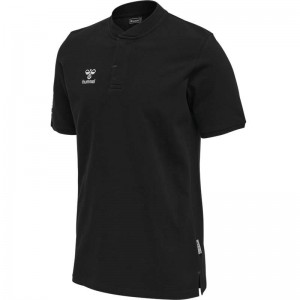 Hummel Move Grid Polo T-shirts Herren Schwarz | 063541-712