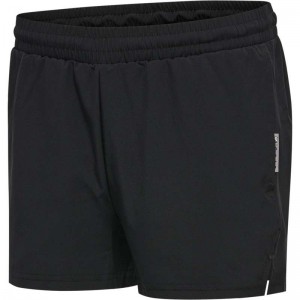 Hummel Move Grid Woven Kurze Hose Damen Schwarz | 590316-404