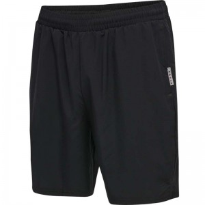 Hummel Move Grid Woven Kurze Hose Herren Schwarz | 556232-288