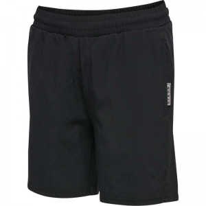 Hummel Move Grid Woven Kurze Hose Kinder Schwarz | 005474-896