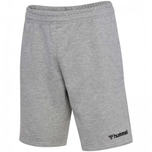 Hummel Mover Cotton Bermuda Hoodie Herren Grau | 539410-533