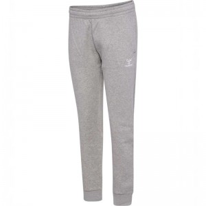 Hummel Mover Cotton Cuff T-shirts Damen Grau | 020994-542