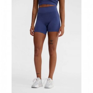 Hummel Mt Define Seaml Scrunch Kurze Hose Damen Blau | 310146-189