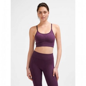 Hummel Mt Define Seamless Padded Sport BH Damen Lila | 545202-168