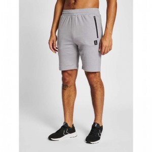 Hummel Mt Interval Kurze Hose Herren Grau | 758383-059