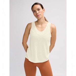 Hummel Mt Light Burnout Tanktop Damen Beige | 591791-378
