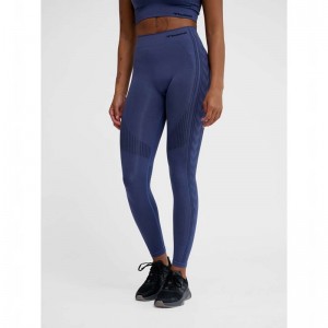Hummel Mt Shaping Seamless Mw Strumpfhose Damen Blau | 141721-649