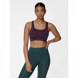 Hummel Mt Shaping Seamless Top Sneakers Damen Lila | 555382-922