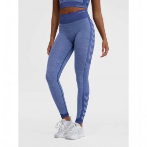 Hummel Mt Shine Seamless Mw Strumpfhose Damen Blau | 400007-799