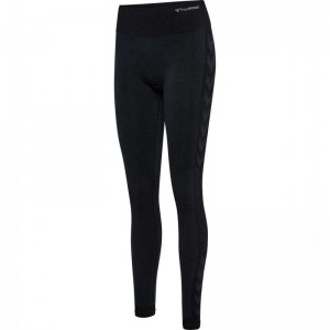 Hummel Mt Shine Seamless Mw Strumpfhose Damen Schwarz | 913286-887