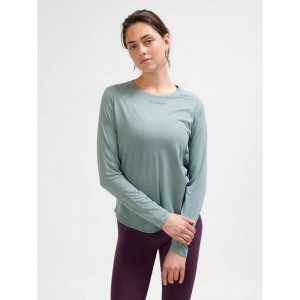 Hummel Mt Vanja L/S T-shirts Damen Grau | 080018-731