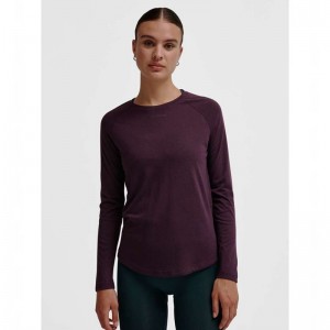 Hummel Mt Vanja L/S T-shirts Damen Lila | 831584-903