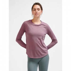 Hummel Mt Vanja L/S T-shirts Damen Rosa | 037205-791