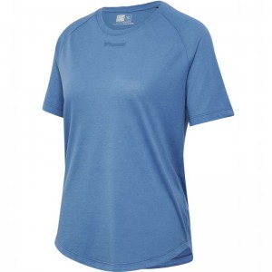 Hummel Mt Vanja T-shirts Damen Blau | 910893-096