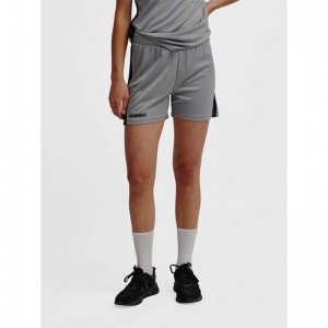 Hummel Multi Pl Kurze Hose Damen Grau | 836067-854