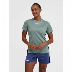 Hummel Multi Pl Trikot Damen Grün | 534129-805