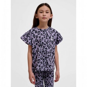 Hummel Musse S/S Sweatshirts Kinder Lavendel | 167077-521
