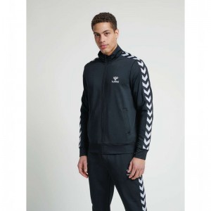 Hummel Nathan 2.0 Zip Jacken Herren Schwarz | 893374-330