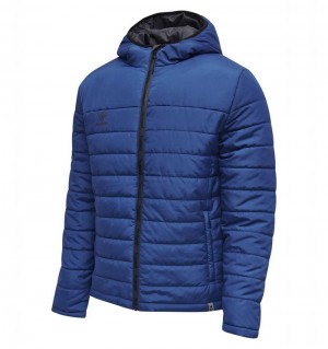 Hummel North Quilted Hood Jacken Herren Blau | 093608-339
