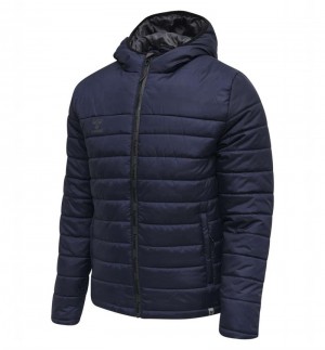 Hummel North Quilted Hood Tanktop Herren Navy | 110239-795