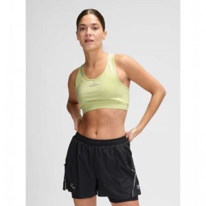 Hummel Nwllean Sport BH Damen Grün | 508531-394