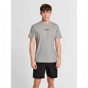 Hummel Offgrid S/S T-shirts Herren Grau | 805377-232