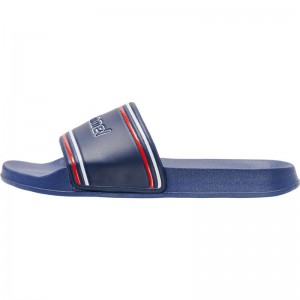 Hummel Pool Retro Pantoletten Herren Navy | 108260-372