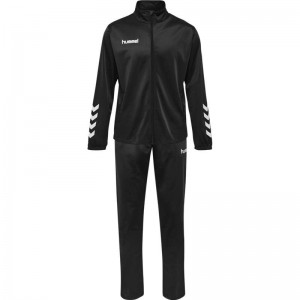 Hummel Promo Poly Suit Polo Shirts Kinder Schwarz | 280022-963