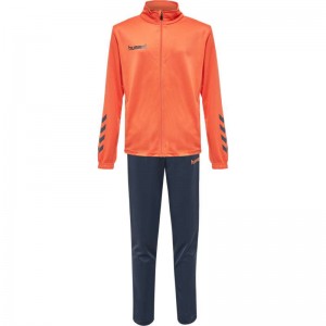 Hummel Promo Poly Suit Sneakers Kinder Orange | 866233-391
