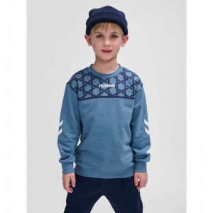 Hummel Ps Sweatshirts Kinder Blau | 073978-390