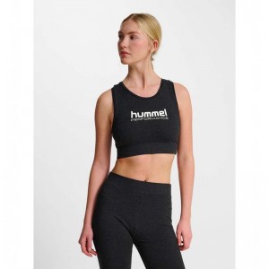 Hummel Pulse Logo Light Support Socken Damen Schwarz | 013394-082