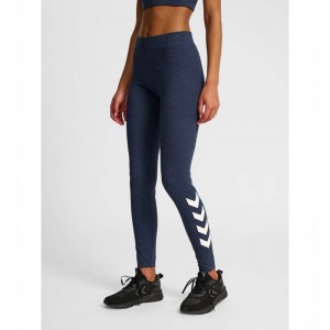 Hummel Pulse Logo Mw Strumpfhose Damen Blau | 053395-429